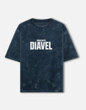 Ducati Diavel Acid Wash Oversized T Shirt Motorcycle Blueprint Graphic Cruiser Streetwear Tee