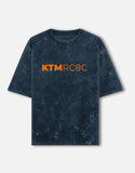 KTM RC 8C Acid Wash Oversized T Shirt Superbike Racing Motorcycle Graphic Streetwear Tee