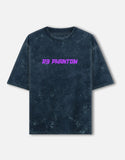 Yamaha R3 Phantom Acid Wash Oversized T Shirt Purple Sportbike Graphic Streetwear Motorcycle Rider Tee
