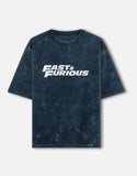 Fast And Furious Nissan Skyline GTR R34 Acid Wash Oversized T Shirt JDM Racing Streetwear Graphic Tee