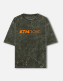 KTM RC 8C Acid Wash Oversized T Shirt Superbike Racing Motorcycle Graphic Streetwear Tee