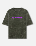 Yamaha R3 Phantom Acid Wash Oversized T Shirt Purple Sportbike Graphic Streetwear Motorcycle Rider Tee