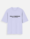 Tesla Cybertruck Oversized T Shirt Futuristic Electric Truck Graphic Streetwear Tee