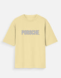 Porsche 911 GT3 RS Oversized T Shirt Sports Car Blueprint Graphic Streetwear Tee