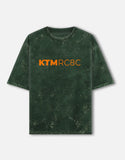 KTM RC 8C Acid Wash Oversized T Shirt Superbike Racing Motorcycle Graphic Streetwear Tee