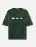 Bugatti Veyron Blueprint Acid Wash Oversized T Shirt Hypercar Supercar Graphic Streetwear Tee