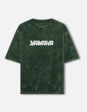Yamaha MT07 Acid Wash Oversized T Shirt Naked Bike Graphic Streetwear Motorcycle Rider Tee