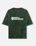 Fast And Furious Nissan Skyline GTR R34 Acid Wash Oversized T Shirt JDM Racing Streetwear Graphic Tee