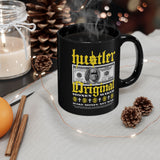 Hustler Original Money Maker Coffee Mug Street Style Typography Motivation Hustle Mindset Entrepreneur Gift Black Ceramic Mug