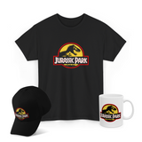Jurassic Park Dinosaur Graphic T Shirt Combo Pack Vintage Retro Movie Style Premium Cotton Unisex Streetwear