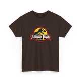 Jurassic Park T Shirt Classic T Rex Logo Graphic Tee Black Retro Dinosaur Movie Shirt Vintage Jurassic Park Logo Unisex Cotton Tee