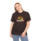 Jurassic Park T Shirt Classic T Rex Logo Graphic Tee Black Retro Dinosaur Movie Shirt Vintage Jurassic Park Logo Unisex Cotton Tee