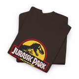 Jurassic Park T Shirt Classic T Rex Logo Graphic Tee Black Retro Dinosaur Movie Shirt Vintage Jurassic Park Logo Unisex Cotton Tee