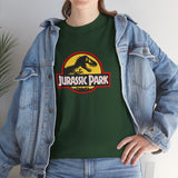 Jurassic Park T Shirt Classic T Rex Logo Graphic Tee Black Retro Dinosaur Movie Shirt Vintage Jurassic Park Logo Unisex Cotton Tee