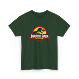 Jurassic Park T Shirt Classic T Rex Logo Graphic Tee Black Retro Dinosaur Movie Shirt Vintage Jurassic Park Logo Unisex Cotton Tee