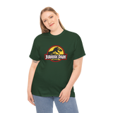 Jurassic Park T Shirt Classic T Rex Logo Graphic Tee Black Retro Dinosaur Movie Shirt Vintage Jurassic Park Logo Unisex Cotton Tee