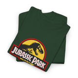 Jurassic Park T Shirt Classic T Rex Logo Graphic Tee Black Retro Dinosaur Movie Shirt Vintage Jurassic Park Logo Unisex Cotton Tee