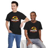 Jurassic Park T Shirt Classic T Rex Logo Graphic Tee Black Retro Dinosaur Movie Shirt Vintage Jurassic Park Logo Unisex Cotton Tee