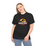 Jurassic Park T Shirt Classic T Rex Logo Graphic Tee Black Retro Dinosaur Movie Shirt Vintage Jurassic Park Logo Unisex Cotton Tee