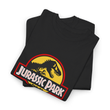 Jurassic Park T Shirt Classic T Rex Logo Graphic Tee Black Retro Dinosaur Movie Shirt Vintage Jurassic Park Logo Unisex Cotton Tee