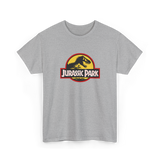 Jurassic Park T Shirt Classic T Rex Logo Graphic Tee Black Retro Dinosaur Movie Shirt Vintage Jurassic Park Logo Unisex Cotton Tee