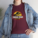 Jurassic Park T Shirt Classic T Rex Logo Graphic Tee Black Retro Dinosaur Movie Shirt Vintage Jurassic Park Logo Unisex Cotton Tee