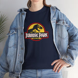 Jurassic Park T Shirt Classic T Rex Logo Graphic Tee Black Retro Dinosaur Movie Shirt Vintage Jurassic Park Logo Unisex Cotton Tee