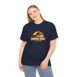Jurassic Park T Shirt Classic T Rex Logo Graphic Tee Black Retro Dinosaur Movie Shirt Vintage Jurassic Park Logo Unisex Cotton Tee