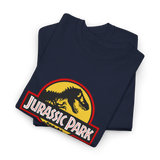 Jurassic Park T Shirt Classic T Rex Logo Graphic Tee Black Retro Dinosaur Movie Shirt Vintage Jurassic Park Logo Unisex Cotton Tee