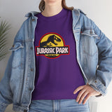 Jurassic Park T Shirt Classic T Rex Logo Graphic Tee Black Retro Dinosaur Movie Shirt Vintage Jurassic Park Logo Unisex Cotton Tee