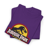 Jurassic Park T Shirt Classic T Rex Logo Graphic Tee Black Retro Dinosaur Movie Shirt Vintage Jurassic Park Logo Unisex Cotton Tee