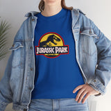 Jurassic Park T Shirt Classic T Rex Logo Graphic Tee Black Retro Dinosaur Movie Shirt Vintage Jurassic Park Logo Unisex Cotton Tee