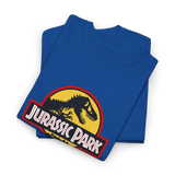 Jurassic Park T Shirt Classic T Rex Logo Graphic Tee Black Retro Dinosaur Movie Shirt Vintage Jurassic Park Logo Unisex Cotton Tee