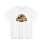 Jurassic Park T Shirt Classic T Rex Logo Graphic Tee Black Retro Dinosaur Movie Shirt Vintage Jurassic Park Logo Unisex Cotton Tee