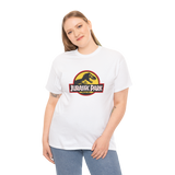 Jurassic Park T Shirt Classic T Rex Logo Graphic Tee Black Retro Dinosaur Movie Shirt Vintage Jurassic Park Logo Unisex Cotton Tee