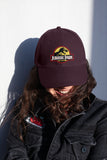 Jurassic Park Embroidery Baseball Cap Dinosaur Logo Black Adjustable Cotton Dad Hat Streetwear Unisex Movie Fan Cap