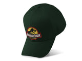 Jurassic Park Embroidery Baseball Cap Dinosaur Logo Black Adjustable Cotton Dad Hat Streetwear Unisex Movie Fan Cap