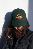 Jurassic Park Embroidery Baseball Cap Dinosaur Logo Black Adjustable Cotton Dad Hat Streetwear Unisex Movie Fan Cap