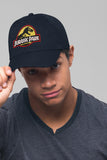 Jurassic Park Embroidery Baseball Cap Dinosaur Logo Black Adjustable Cotton Dad Hat Streetwear Unisex Movie Fan Cap