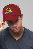 Jurassic Park Embroidery Baseball Cap Dinosaur Logo Black Adjustable Cotton Dad Hat Streetwear Unisex Movie Fan Cap
