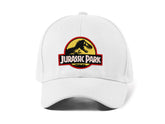 Jurassic Park Embroidery Baseball Cap Dinosaur Logo Black Adjustable Cotton Dad Hat Streetwear Unisex Movie Fan Cap