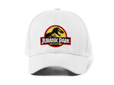Jurassic Park Embroidery Baseball Cap Dinosaur Logo Black Adjustable Cotton Dad Hat Streetwear Unisex Movie Fan Cap