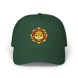 Kathakali Onam Festival Embroidered Baseball Cap Kerala Traditional Art Face Black Adjustable Cotton Hat Cultural Streetwear Unisex