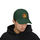 Kathakali Onam Festival Embroidered Baseball Cap Kerala Traditional Art Face Black Adjustable Cotton Hat Cultural Streetwear Unisex