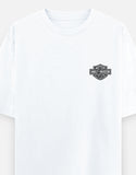 Harley Davidson Sportster Blueprint Graphic Oversized T Shirt Premium Cruiser Biker Streetwear Cotton Tee