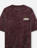 Kawasaki Z900 Acid Wash Oversized T Shirt Naked Sport Motorcycle Graphic Streetwear Tee