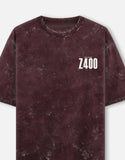 Kawasaki Z400 Acid Wash Oversized T Shirt Naked Bike Motorcycle Graphic Streetwear Tee