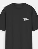 Back To The Future Delorean DMC 12 Oversized T Shirt Retro Movie Car Blueprint Streetwear Tee