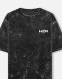 Kawasaki Ninja H2R Acid Wash Oversized T Shirt Superbike Motorcycle Graphic Streetwear Tee