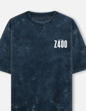 Kawasaki Z400 Acid Wash Oversized T Shirt Naked Bike Motorcycle Graphic Streetwear Tee